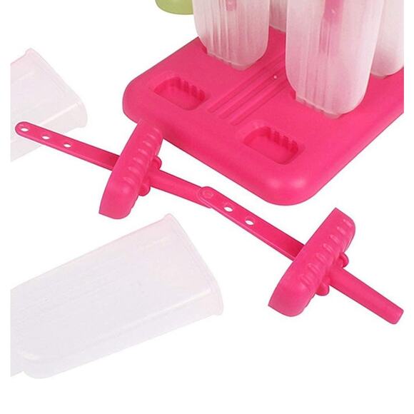Popsicles Molds Ozera Set of 6 Ice Pop Molds Maker Easy Release Popsicle Mold - Picture 4 of 4
